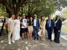 Registro da visita. Imagem: Vanessa Lima