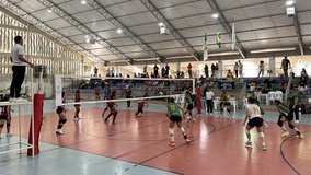 Foto de Cecília Melo e Enzo Soares