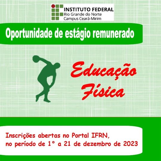 Capa Estágio EF 2023