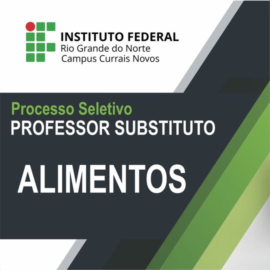 Processo Seletivo Alimentos