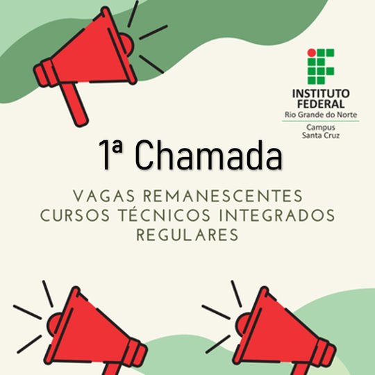 Vagas Remanescentes Campus Santa Cruz