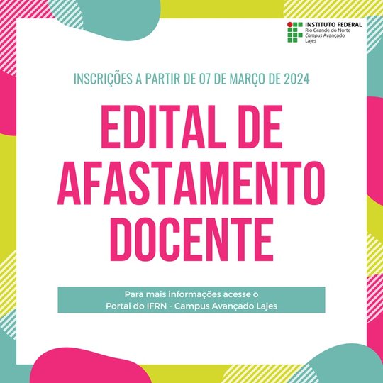 Edital de Afastamento para Capacitação
