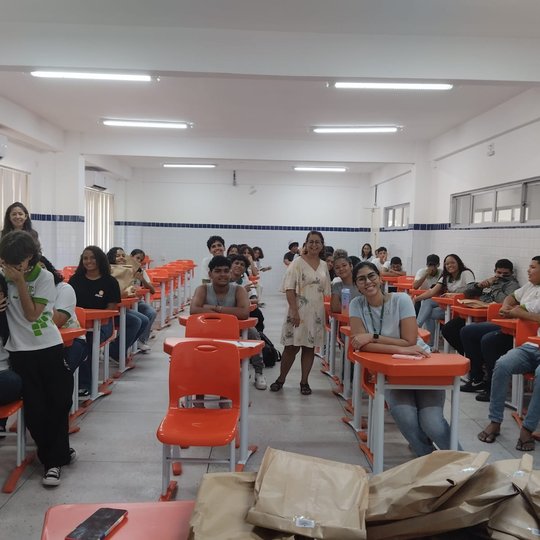 Distribuição dos Kits Escolares no Centro Histórico