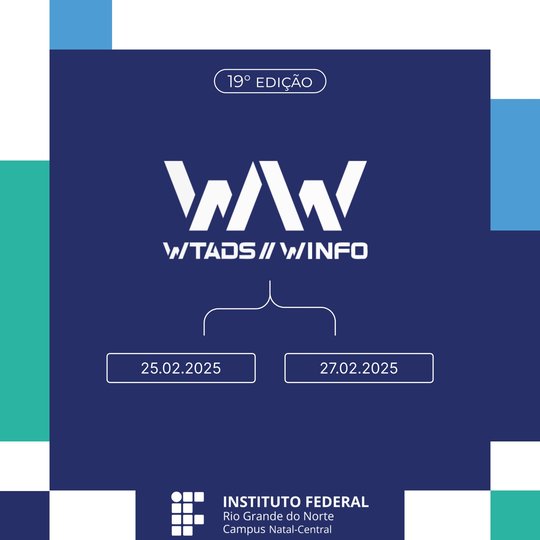 Realização do evento WTADS 2025 da Diatinf CNAT