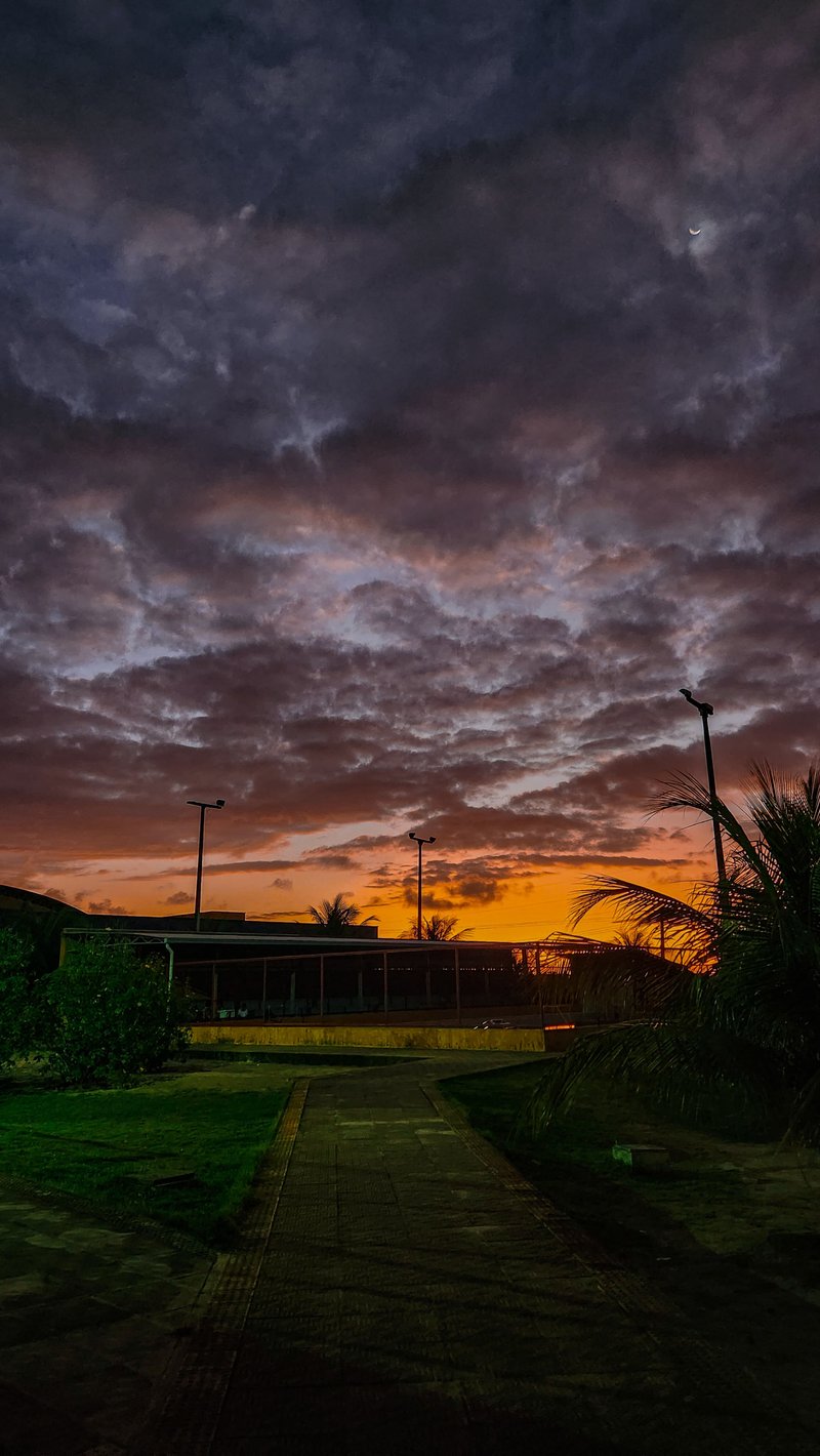 Obra: Entre Céu e Natureza: um entardecer no IFRN