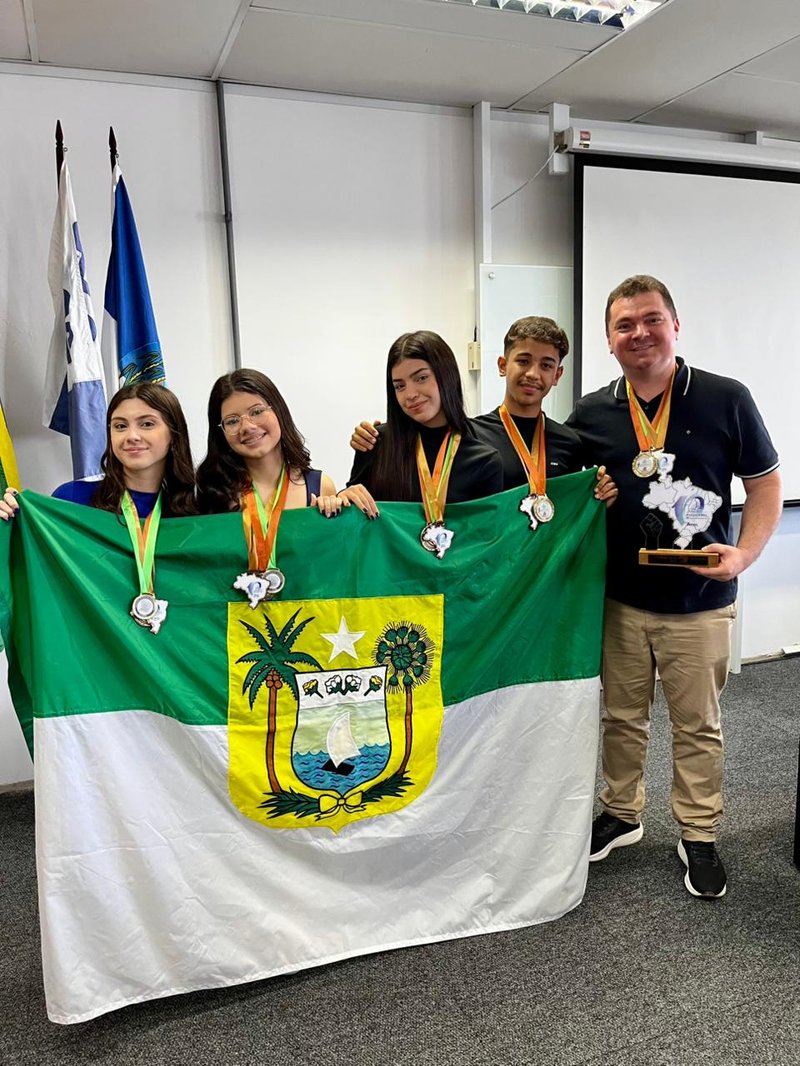 A equipe trouxe o primeiro bronze nacional para o IFRN, nessa competição