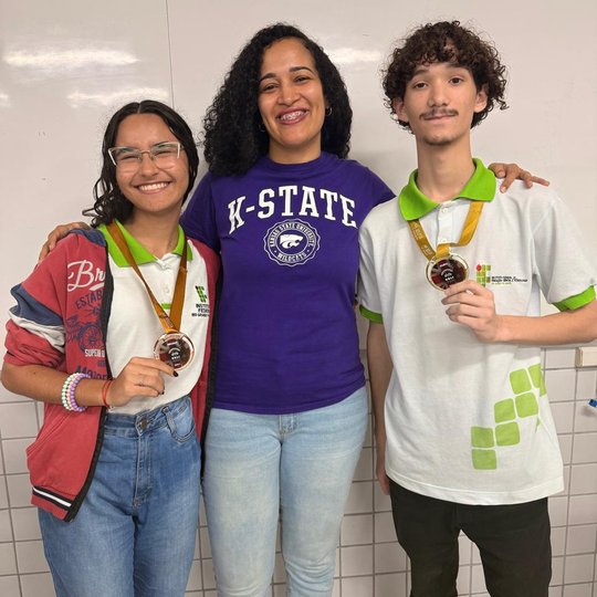 Alunos do Campus Currais Novos conquistam medalhas na OBLI
