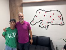 José Arnóbio e Christopher (Foto: Bruno Rafael)