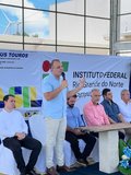 Cerimônia de assinatura de ordem de serviço do Campus Touros do IFRN