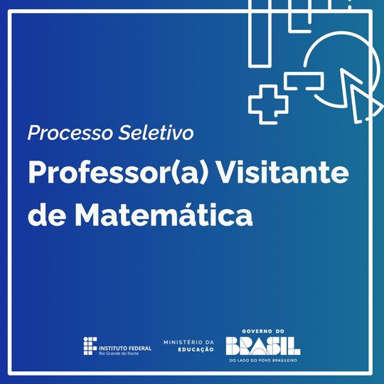 Edital professor de matemática