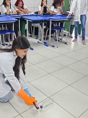 Projeto de extensão Pequenos Ciêntistas: Participação na Escola Municipal Francisco Targino