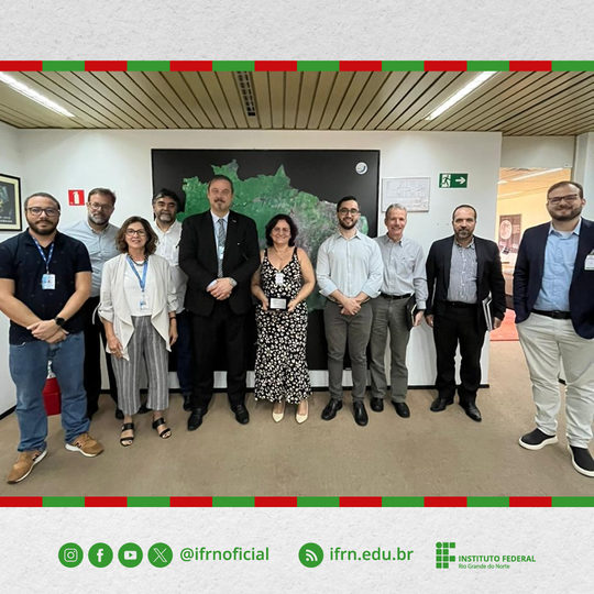 Visita da Comitiva do IFRN ao Instituto Nacional de Pesquisas Espaciais (2023)