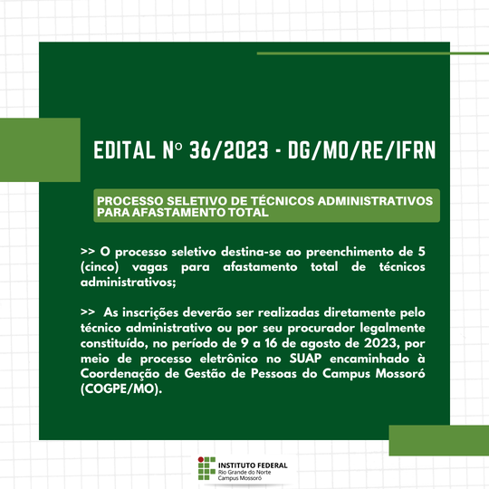 afastamento de técnicos adms - arte