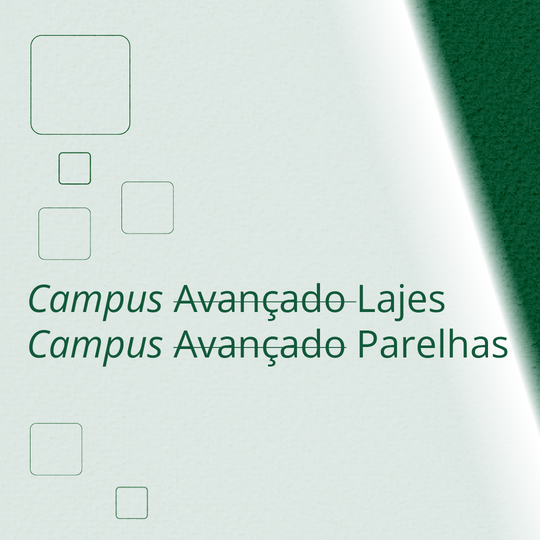 mudança na tipologia campi  lajes e parelhas
