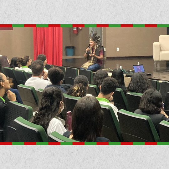 Evento alusivo aos povos originários, no Campus Parnamirim