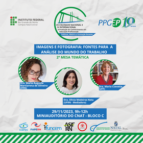 2ª Mesa Temática -  Imagens e Fotografia: fontes para analise do mundo do trabalho