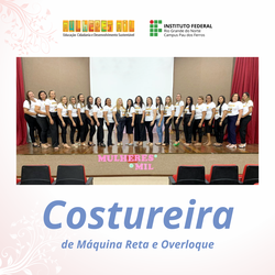 Costureira de Máquina Reta e Overloque