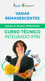 Destaque Vagas remanescentes Integrados
