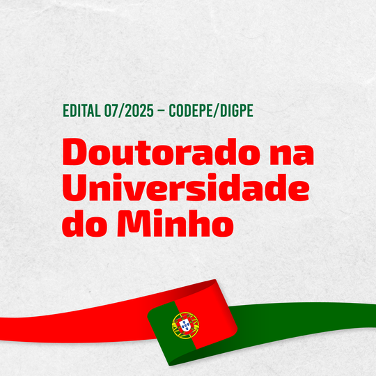 Divulgado edital para doutorado na Universidade do Minho