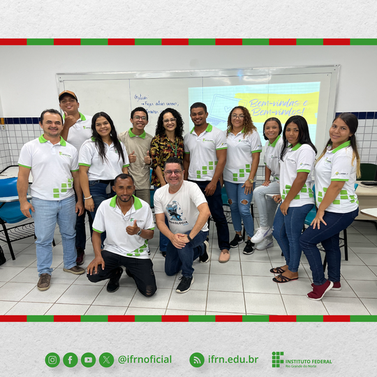 Encontro formativo com alunos da modalidade EJA-EPT do Campus Parnamirim