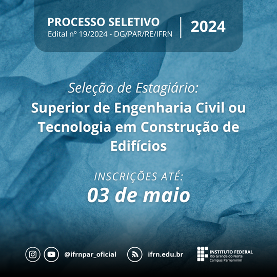 estágio engenharia civil