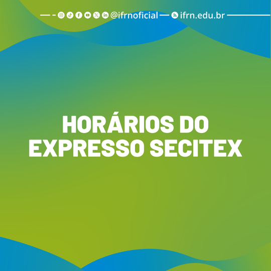 horários expresso secitex