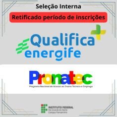 RETIFICAÇÃO Nº 01 DO EDITAL Nº 1/2026-DG/PAR/RE/IFRN