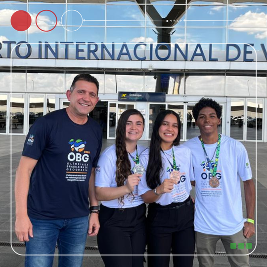 OBG 2025 - Medalhistas Fase Nacional - Capa de notícia - São Gonçalo