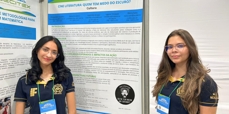 Expositoras da Mostra de Projetos de Ensino - Foto: Cecília Melo