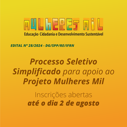 MULHERES MIL PROCESSO SELETIVO