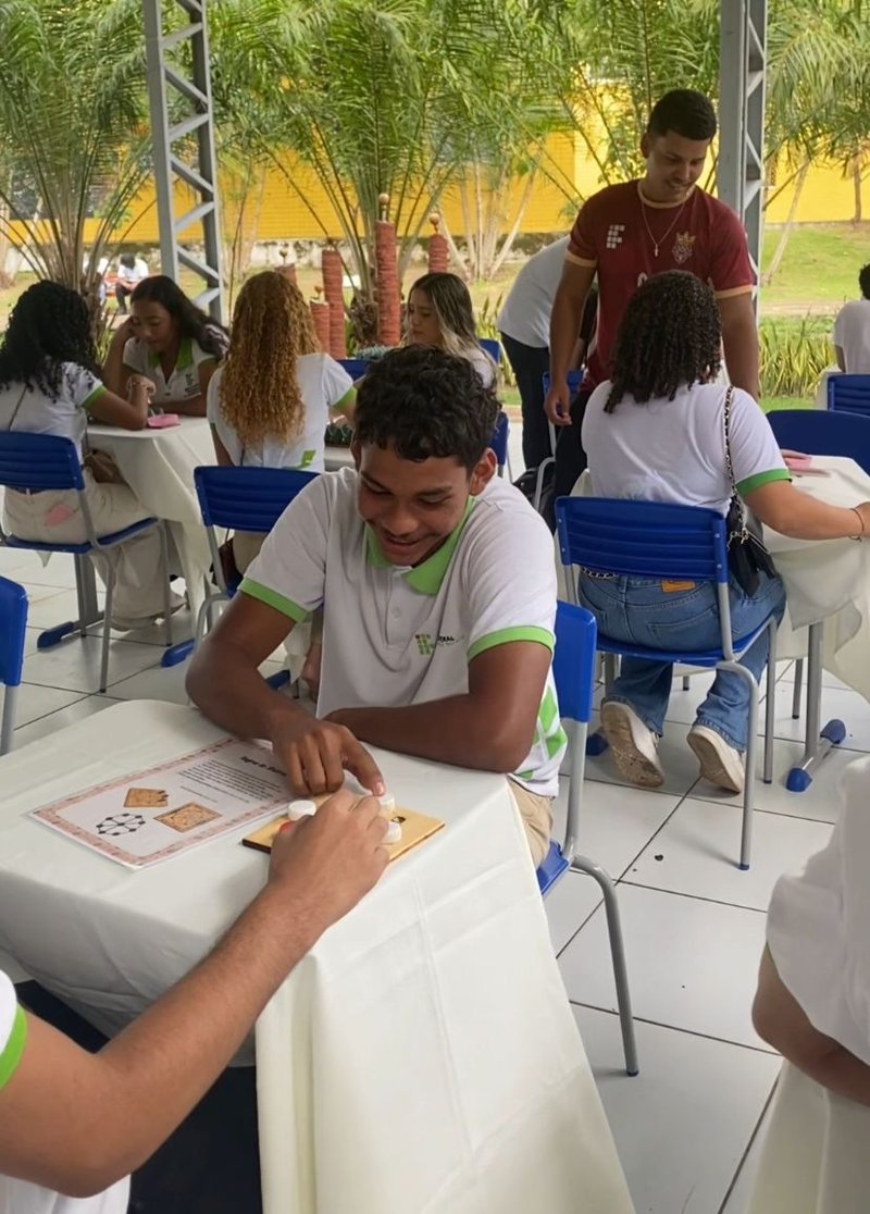 foto: Campus Canguaretama, oficina de jogos africanos
