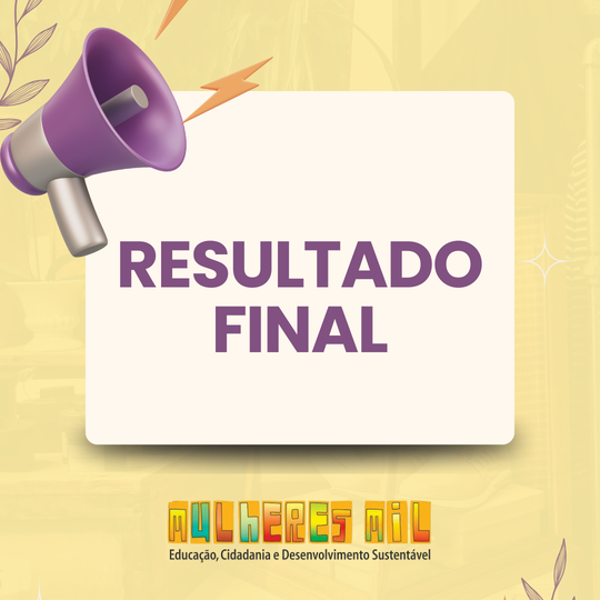 Resultado final mulheres mil