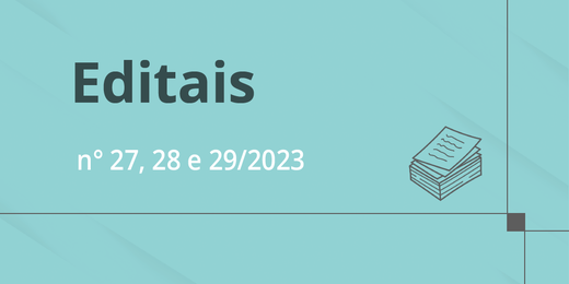 Editais 27, 28 e 29/2023 - Cursos de Especialização