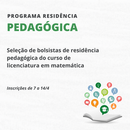 Programa de Residência Pedagógica na área de Matemática
