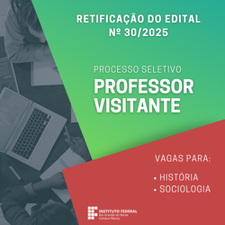 1° retificação - Processo Seletivo Professor Visitante