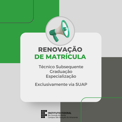 Renovação de Matrícula Campus SGA