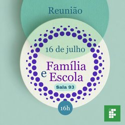 reunião família escola