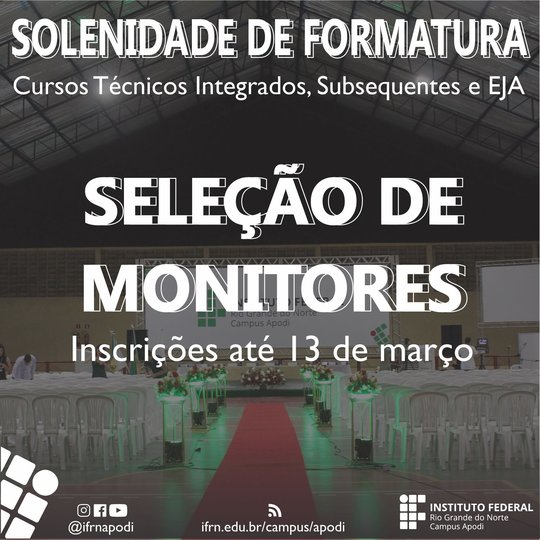 seleção de monitores
