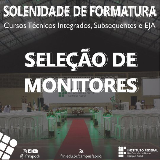 seleção de monitores