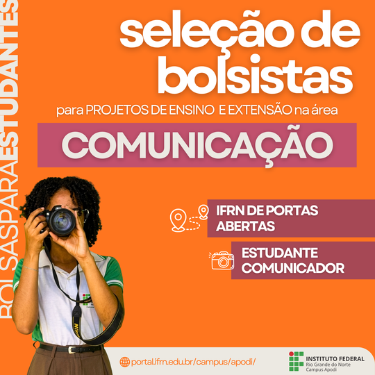 seleção projetos comunicação