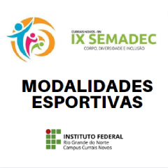 semadec modalidades esportivas