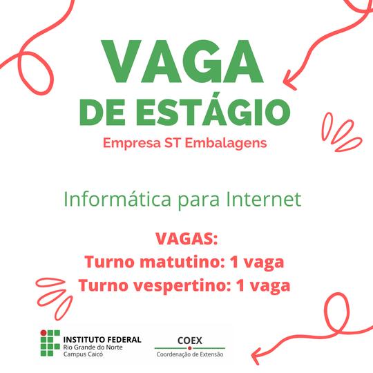 Vagas de estágio
