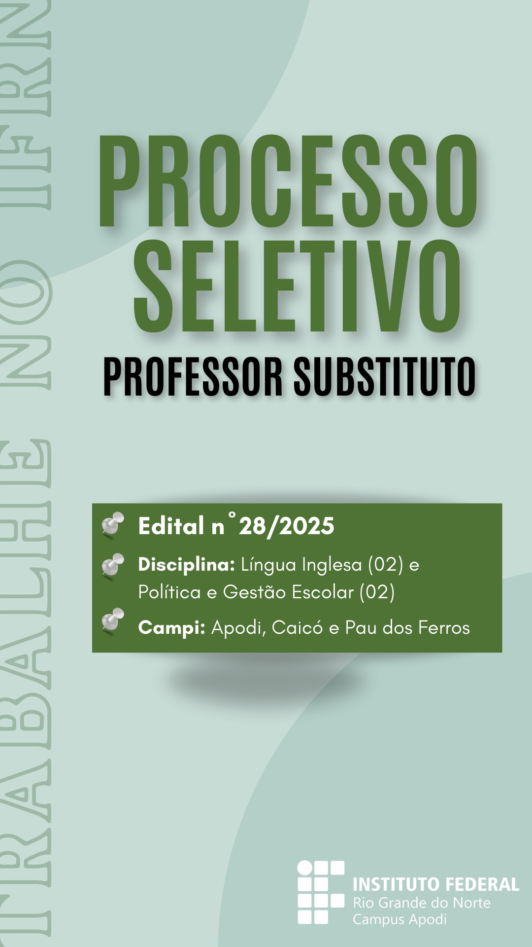 processo seletivo professor substituto