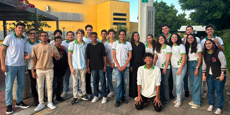 Turma do curso técnico integrado em Informática para Internet do Campus São Paulo do Potengi / Foto: cedida